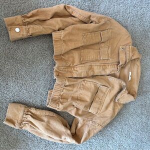 La Hearts Camel Corduroy Jacket
